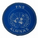 Tygmärke FN UN FNS Almnäs