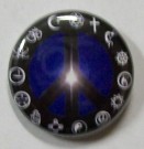 Badge Knappmärke Peace Religion