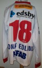 Edsbyns IF Matchanvänd & Signerad tröja Bandy #18 Edling