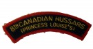 8th Canadian Hussars Ärmmärke WW2 Original