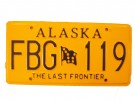 Alaska Nummerplåt USA Last Frontier