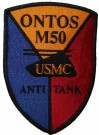 Anti Tank Ontos M50 USMC Tygmärke