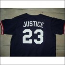 Atlanta Braves #23 Justice MLB Baseball skjorta: L