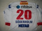Edsbyns IF Matchanvänd & Signerad tröja Bandy #20 Söderholm