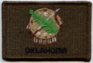 Oklahoma State Flagga med kardborre