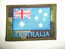 Flagga Auscam med kardborre Australien
