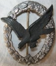 Fliegerabzeichen Luftwaffe Schütze DeLuxe repro
