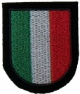 Freiwilligenabzeichen Italien Schild repro