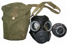 Gasmask + Väska Brittiskt WW2 original