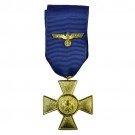 Medaille Treue Dienste Heer 25 Jahre WW2 DeLuxe repro