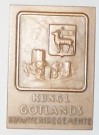 Medalj Plakett Kungl. Gotlands Infanteriregemente