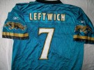 Jacksonville Jaguars #7 Leftwich NFL On-Field Football tröja: L