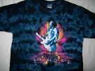 Jimi Hendrix Purple Haze Batik T-Shirt: L
