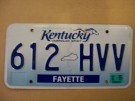 Kentucky Nummerplåt USA