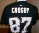 Pittsburgh Penguins #87 Crosby "C" NHL T-Shirt: L