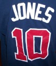 Atlanta Braves #10 Chipper Jones MLB Baseball T-Shirt: L