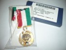 Kuwait Liberation Gulf War medalj + släp i ask