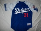 LA Los Angeles Dodgers #31 Piazza MLB Baseball skjorta: M