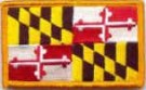 Maryland State Flagga Tygmärke