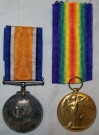 Medaljer WW1 War + Victory original: Named