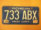 Michigan Nummerplåt USA Great Lakes
