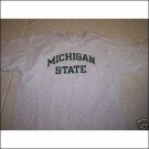 Michigan State Spartans NCAA NFL Football T-Shirt : M