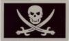 Navy Seal Flagga IR Infrared svart med Kardborre