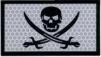 Navy Seal Flagga IR Infrared vit med Kardborre