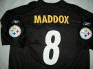 Pittsburgh Steelers #8 Maddox NFL Football tröja: XL