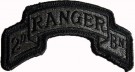 Ranger 2nd Bn ACU båge Kardborre