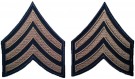Rank Sergeant Khaki US Army WW2 repro