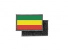 Flagga Ärmmärke Patch Rasta Reggae Etiopien Kardborre