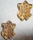 Schulterklappen LAH Kennzeichen Gold WW2 repro