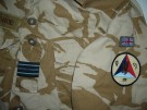 Skjorta RAF Desert Camo Squadron Leader Gulf War: L