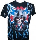 T-Shirt CSA rebel skull USA Thunder: L