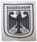 Tygmärke Bundeswehr Adler weiB