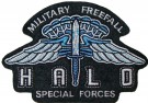 Tygmärke Special Forces HALO Freefall