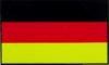 Tyskland Flagga IR Infrared färg med Kardborre