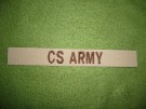 Uniformsstrip CS Army