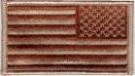 USA Flagga Desert omvänd: Med eller utan kardborre