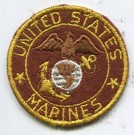 Tygmärke USMC WW2 Original