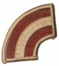42nd Infantry Division tygmärke Desert