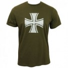 Balkenkreuz T-Shirt Wehr Heer Oliv
