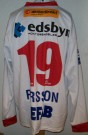 Edsbyns IF Matchanvänd & Signerad tröja Bandy #19 Persson