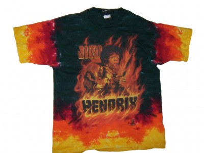 Jimi Hendrix T-Shirt Fillmore Batik: L