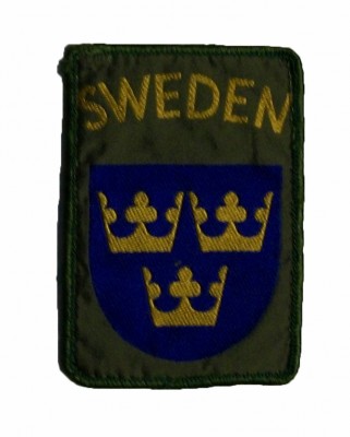 Nationsmärke Sweden Utlandsstyrkan Original