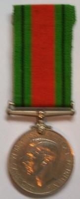 Medalj+British+Defence+1939-45+WW2+original