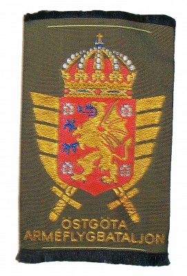 Förbandstecken Östgöta Arméflygbataljon SHG