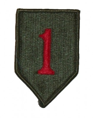 1st+Infantry+Div+Tygmärke+färg+