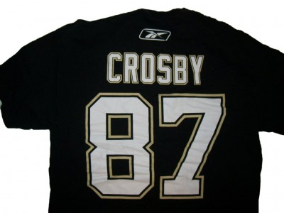Pittsburgh Penguins #87 Crosby NHL T-Shirt: XL